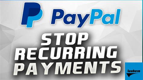 how to stop a payment on paypal